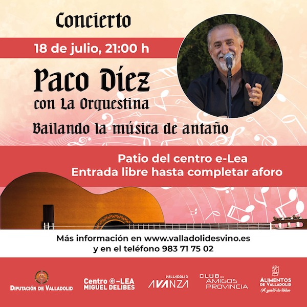 CONCIERTO PACO DÍEZ CON LA ORQUESTINA