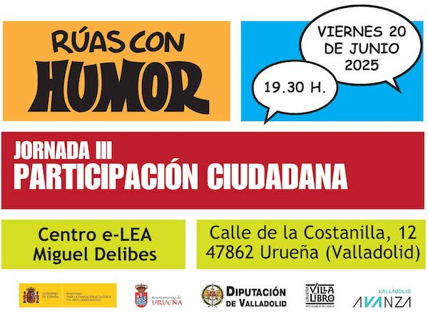 Rúas con humor: Jornada III participación ciudadana