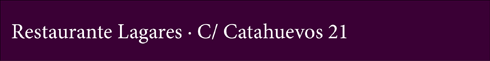 C/ Catahuevos 21